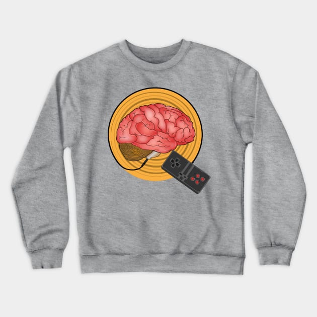 Brain Control Crewneck Sweatshirt by Johnny Nova